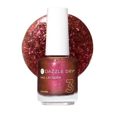 Dazzle Dry Nail Lacquer (Step 3) - Hey, Sexy! - A shade-shifting pink plum wi...