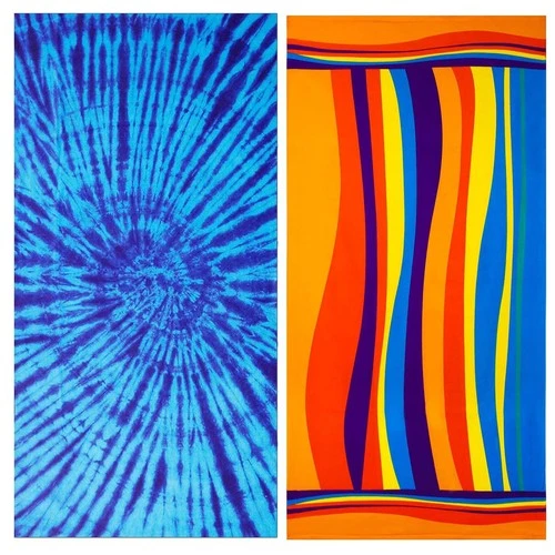 Genovega 2 Pack Oversized Beach Towel Set Extra Large Big XL Pool Camping Swim - product listing photo