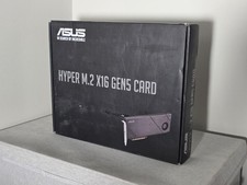 ASUS Hyper M.2 x16 Gen5 Card PCIe 5.0/4.0 supports four NVMe M.2 2242/2260/22