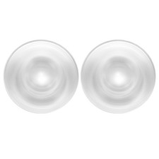 2Pcs Fresnel Lens, 100mm Diameter Focal Length 68mm Acrylic Lens, Transparent