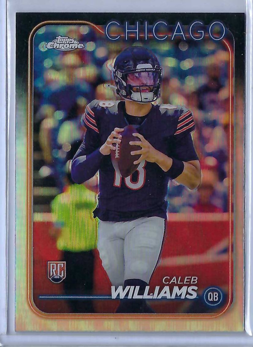 2024 Topps Chrome Refractor Caleb Williams RC #202 Chicago Bears