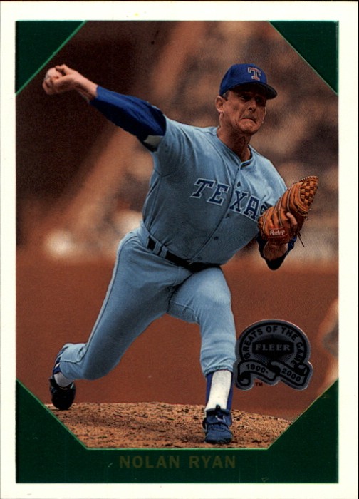2000 Fleer Greats of the Game Retrospection #R3 Nolan Ryan Texas Rangers