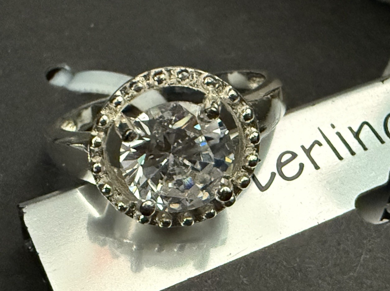 Gold Sterling Silver Ring Interchangeable Gemston… - image 21