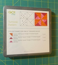 Accuquilt GO! Fabric Die Cutter: Half Square Triangle: #55703