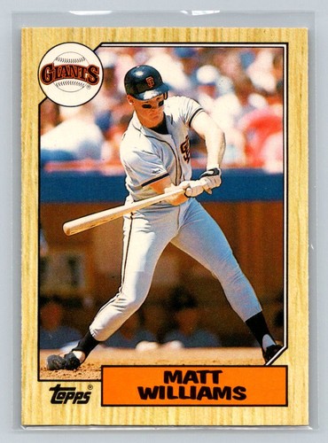 Matt Williams #129T 1987 Topps Traded card