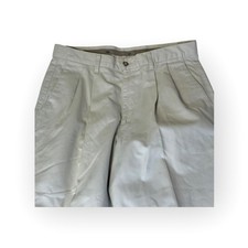 Vintage Dockers Pleated Twill Classic Fit Khaki Pants Men W34 L34