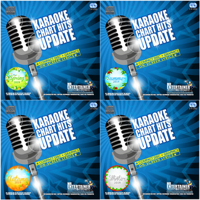 Mr Entertainer Karaoke 2019 Chart Hits Mega Bundle. 144 Songs auf 8 CDG Discs