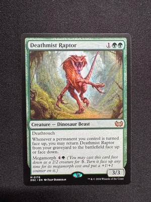 DEATHMIST RAPTOR Commander: Duskmourn: House of Horror - MTG - NM/M