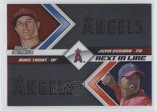 2012 Bowman Sterling Next in Line Mike Trout Jean Segura #NIL5 n1u