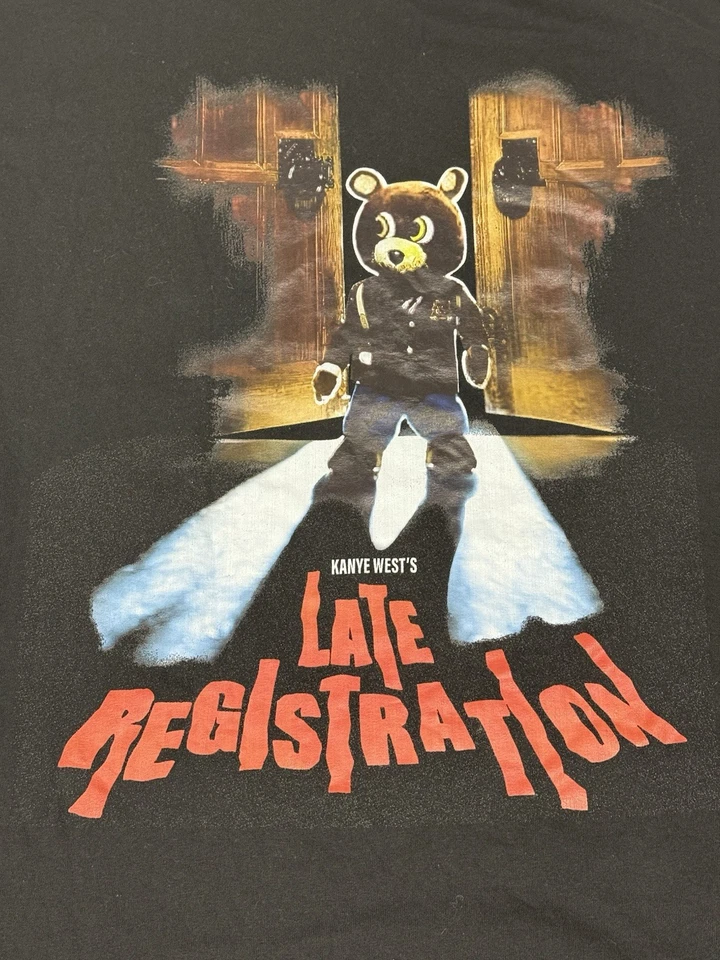 Camiseta De Colección 2005 Kanye West Registro Tardío Hombres L Touch The Sky Tour 13 Foto 3 de 4