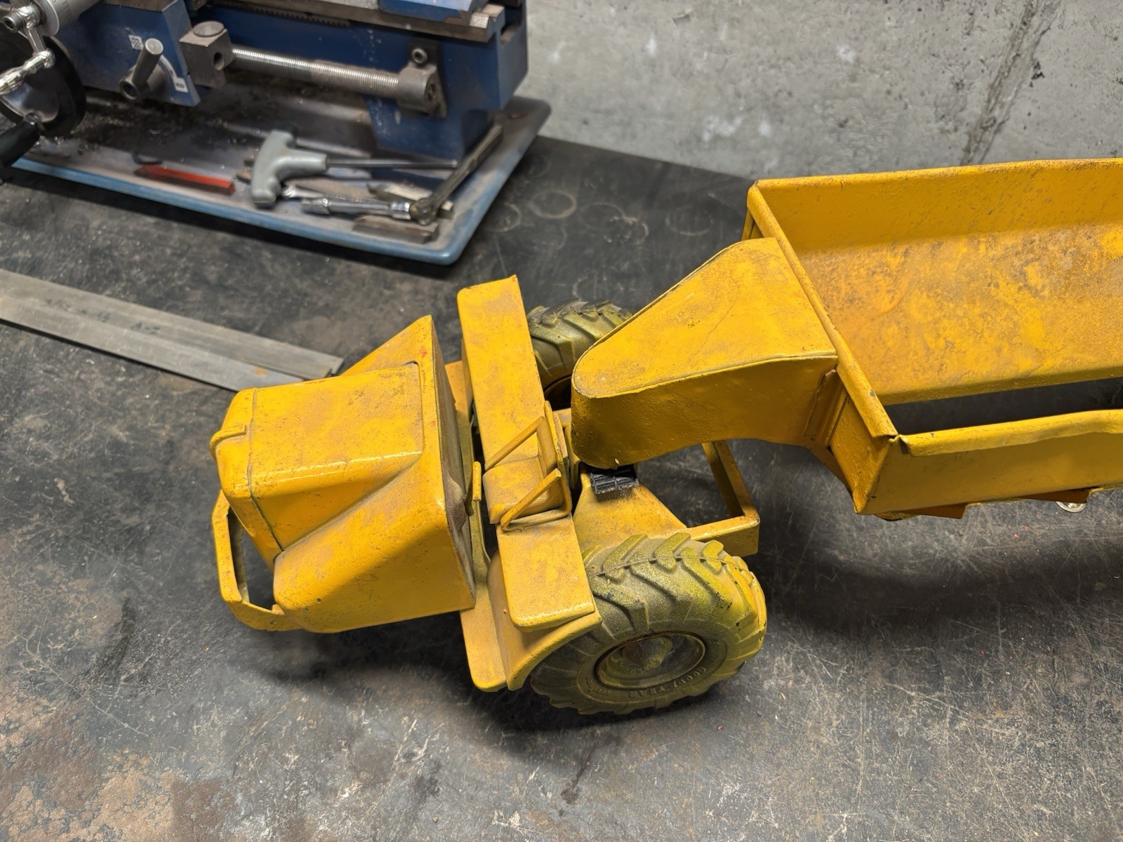 Charles WM Doepke Model Toys Vintage Wooldridge Bottom Dump Earth Hauler Truck