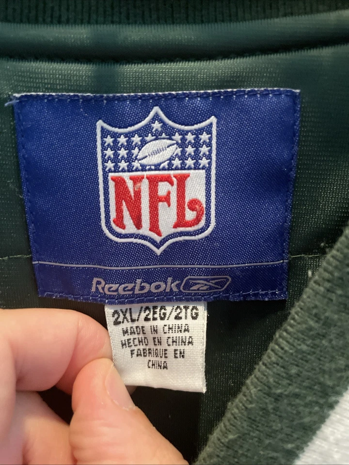 Suéter Universitario New York Jets REEBOK Super Bowl 3 Champions Verde Talla XXL Foto 3 de 4