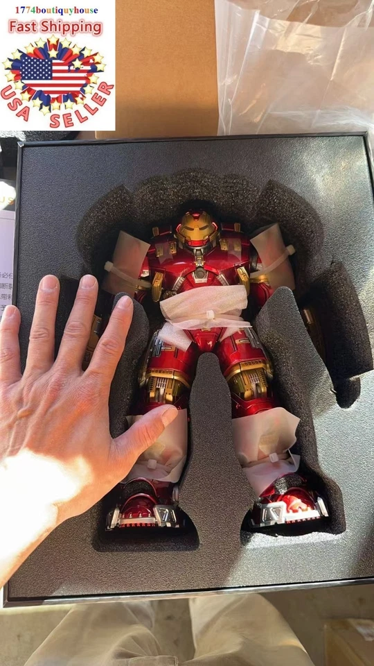NUEVO Comicave CS Hulkbuster Metal Figura de Acción Iron Man MK44 1/12 Modelo Ligero EE. UU. Foto 2 de 4