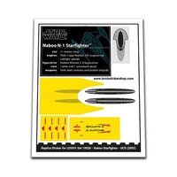 Replacement Sticker For Set 10026 - Naboo Starfighter (Ucs)