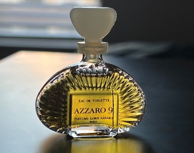VINTAGE NEW~AZZARO 9 EAU DE TOILETTE BY LORIS AZZARO PARFUMS MINI, 5 ml/.17 oz