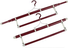 Japanese Kimono Hanger 2pcs set Haori Obi Yukata Hakama telescopic 125cm