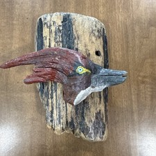 Handmade bird driftwood art