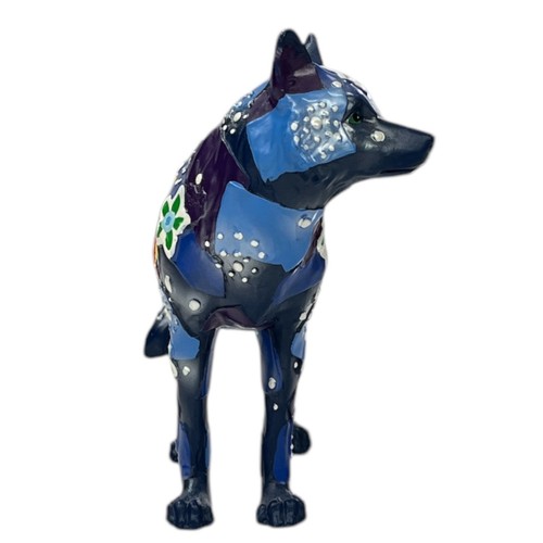 Westland Giftware Wolf Figur Call Of The Wolf Las Luces Sonne Mond blau - Bild 3 von 12