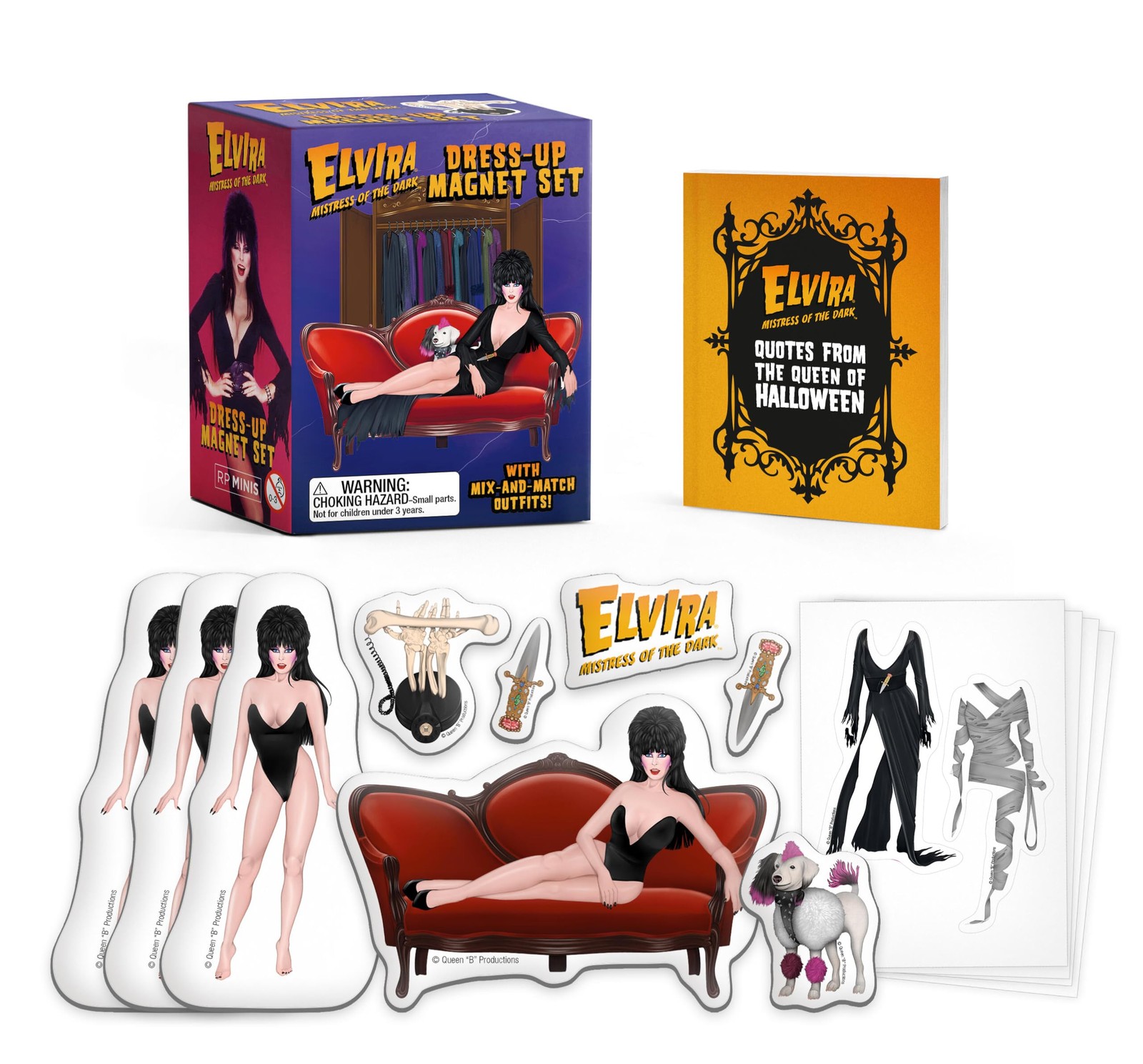 Elvira Dress-Up Magnet Set by Cassandra Peterson - - Image 2