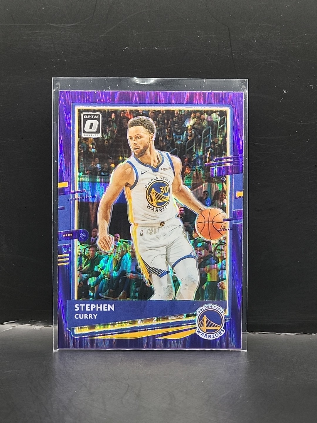 2020-21 Panini Donruss Optic - Purple Shock Prizm #17 Stephen Curry