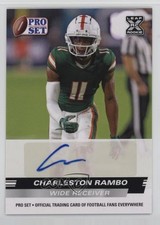 2022 Leaf Pro Set Draft Auto Charleston Rambo #PSA-CR1 Auto 8d2