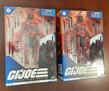 Two  2x  Hasbro G.I. Joe Classified Series  08 Red Ninja Action Figures New