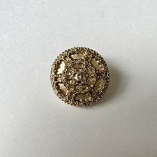 CHANEL CC Button Fabric Swatch, Beige ASO70, Authentic from Boutique NWT