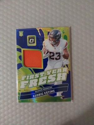2024 Panini Donruss Optic First Year Fresh Audric Estime #FYF-AEE (RC, MEM)