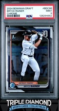 2024 Bowman Draft Chrome 1st Bryce Rainer Prospects Tigers PSA 9 AA693