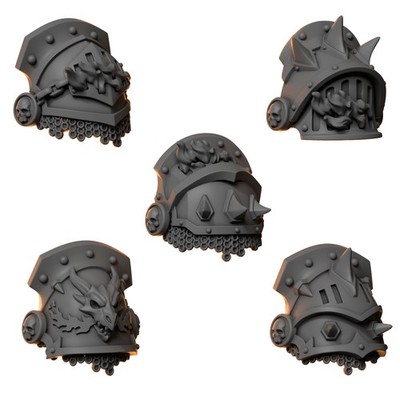 Kitbash Bits - Shoulderpads 3 AW - GreyTide Studio