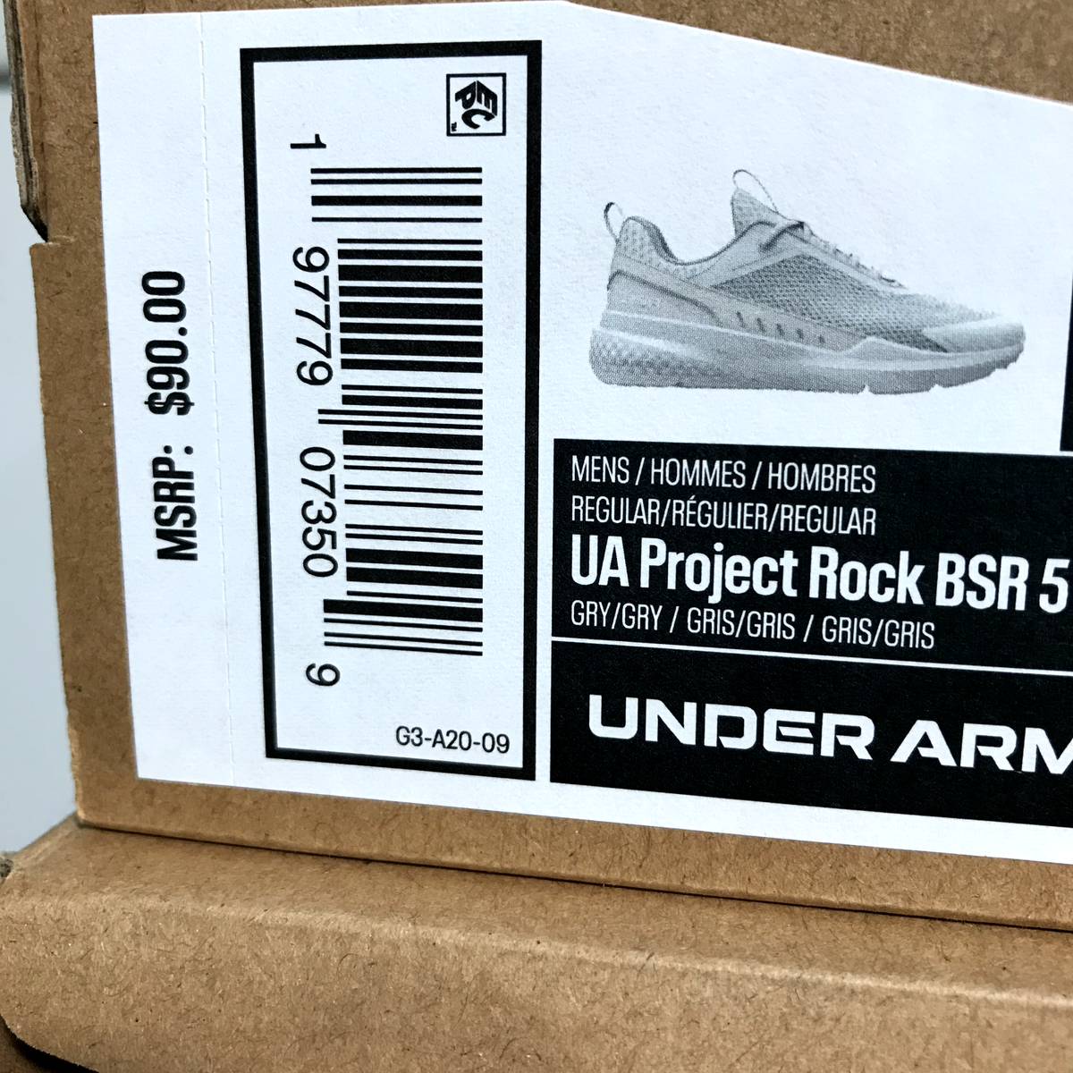 Under Armour Project Rock BSR 5 Shoes Men display picture 1