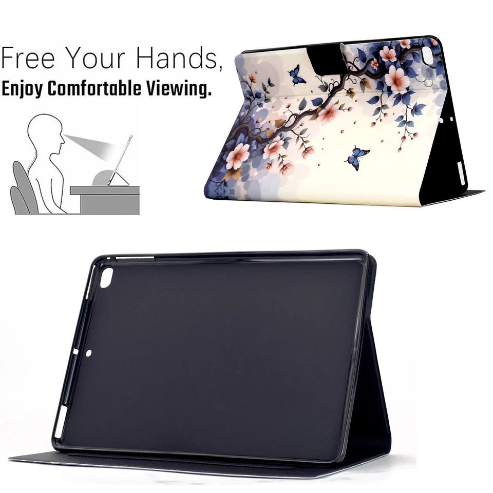 Case for iPad Mini 1 2 3 4 5 6 9.7" 8.3" A17 Pro Tablet Flip Leather Stand Cover - Image 4 of 4