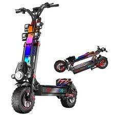 JL86 Electric Scooter Adult 10000W Dual Motor 60V/40Ah 55MPH 75Miles 13'' Tires