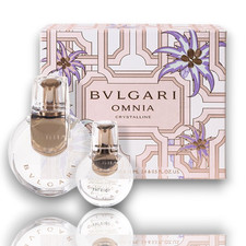 OMNIA CRYSTALLINE by Bvlgari 2 Pc's Set Eau de toilette 3.4 0.5 oz