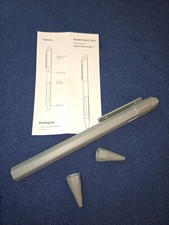 Timovo Tip Cover And TPE Pencil Case For Apple Pencil USB-C , Space Gray