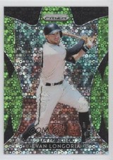 2019 Panini Prizm Tier III Lime Green Donut Circle /199 Evan Longoria #291 07rd