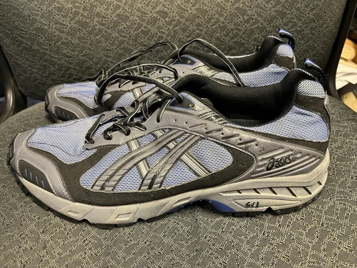 Scarpe da corsa uomo Asics Gel TN6B0 resistenti all'acqua a punta trazione uomo taglia 13