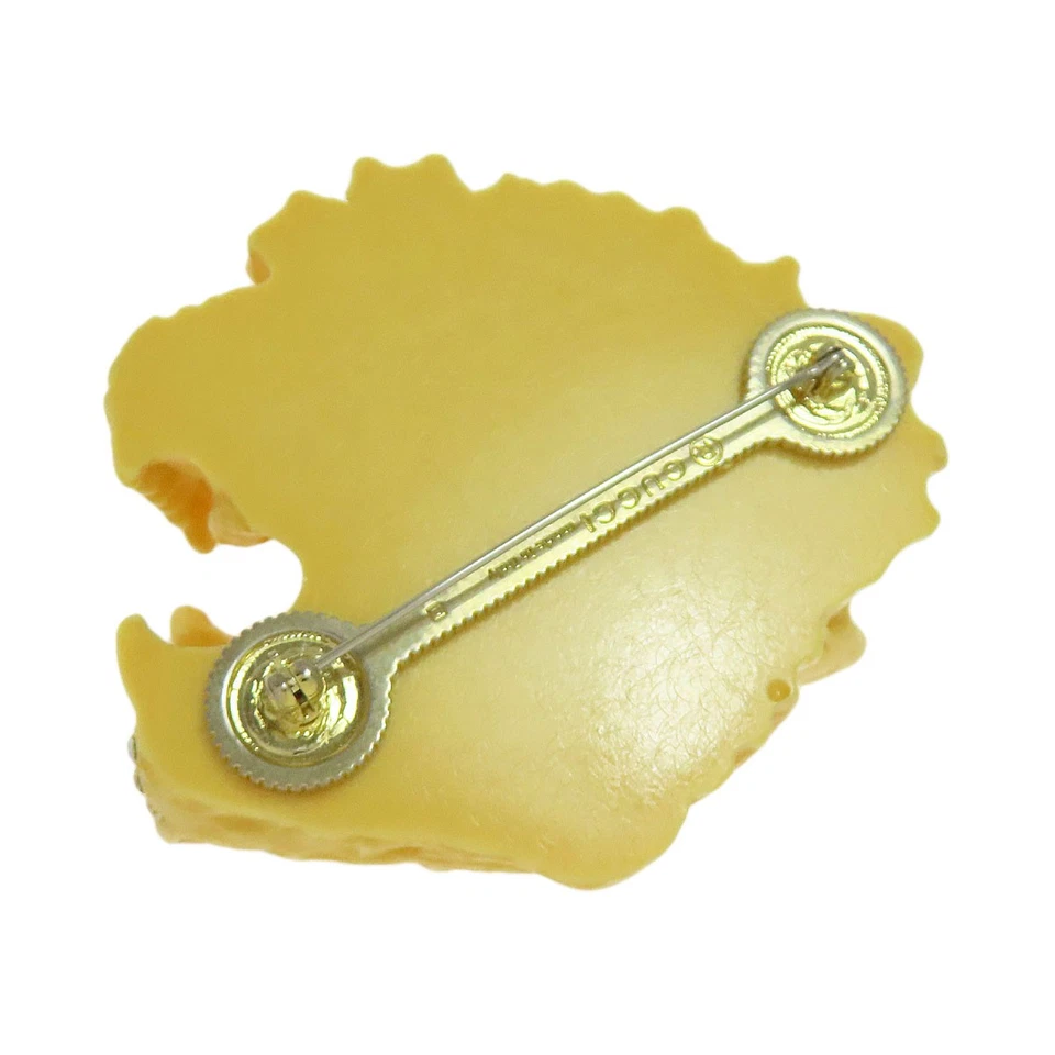 Пластиковая дамская брошь GUCCI raja tiger [б/у] - Изображение 2 из 4