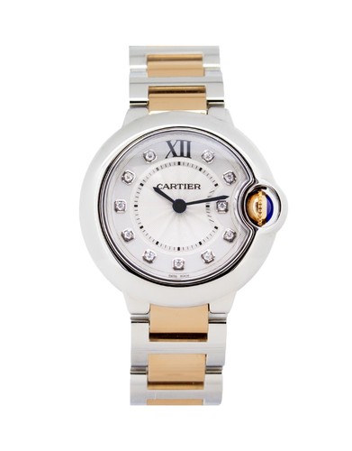 Cartier Ballon Bleu WE902030 28mm 18k Rose Gold Ladies Watch Box and Papers