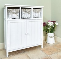Shabby Chic Storage Bathroom Door 3drawer Wicker Bedroom Sideboard Hall Cupboard Shabby Chic Storage Bathroom Door 3drawer Wicker Bedroom Sideboard Hall Cupboard