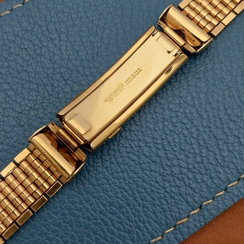 13mm 10K Gold-Filled Brick Link Kestenmade USA 1940s Vintage Watch Band - Picture 5 of 8