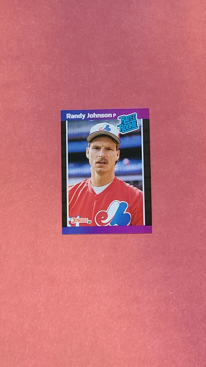 🔥 Randy Johnson - RATED ROOKIE 1989 Donruss - ERRORS CARD