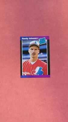 🔥 Randy Johnson - RATED ROOKIE 1989 Donruss - ERRORS CARD