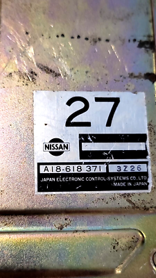 Nissan 300zx Turbo 1984 Engine Computer ECU ECM A18 618 371 Nissan 300zx Turbo 1984 Engine Computer ECU ECM A18 618 371