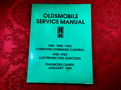 Oldsmobile Original Factory  Computer Command Control and EFI Diagnostic Manual 