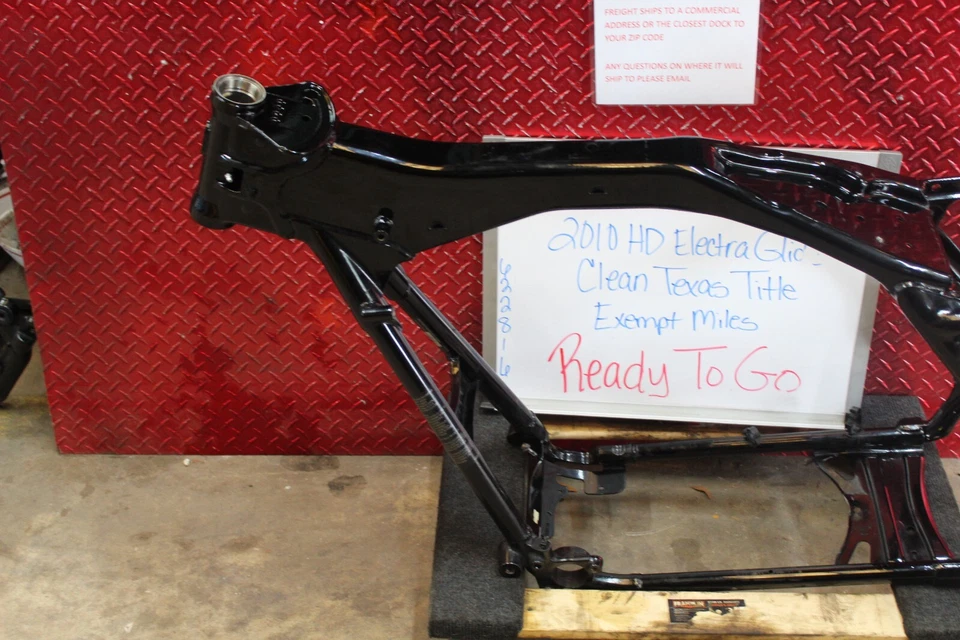 2010 HARLEY ELECTRA GLIDE РАМА ПРЯМОЙ ХОРОШО ИДТИ 2009 - 2013 EG130 - Изображение 4 из 4
