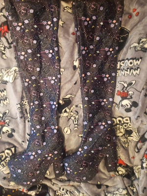 YRU CareBear Platform Thigh-High Platforms Women Size 8 NEW