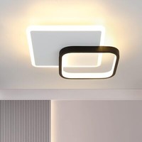 Moderne Led Acryl Quadrat Deckenlampe Deckenleuchte 3000K Warmweiß 24W