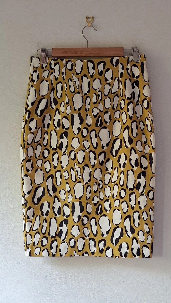 Leopard skin pencil skirt cheap