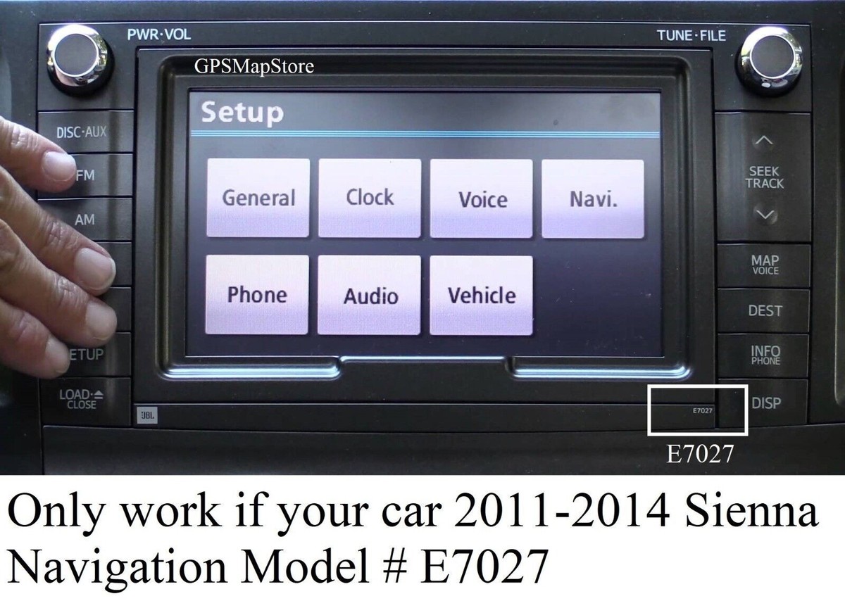 2011-2012 Toyota Avalon Sienna Highlander Navigation DVD U.S